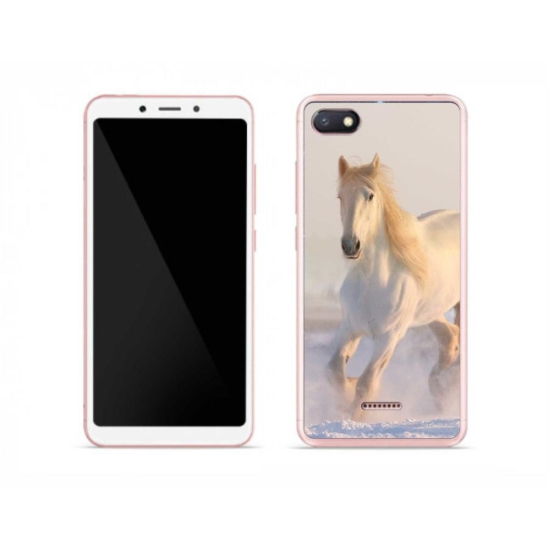 Gél tok mmCase a Xiaomi Redmi 6A számára - ló a hóban