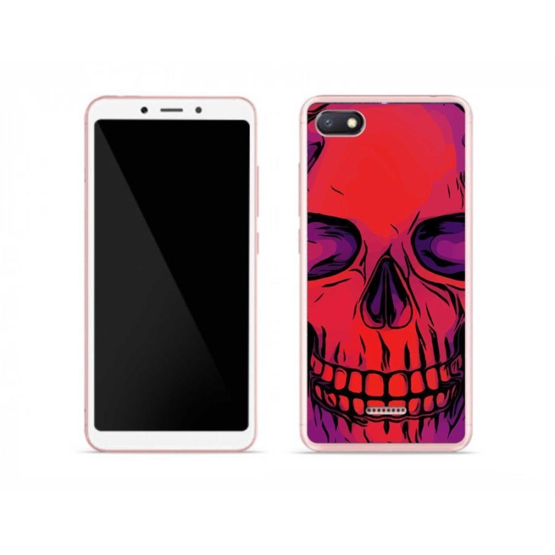 Gél tok mmCase a Xiaomi Redmi 6A számára - koponya