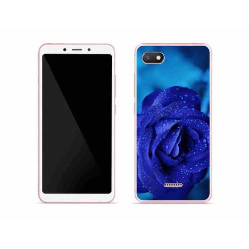 Gél tok mmCase a Xiaomi Redmi 6A-hoz - kék rózsa