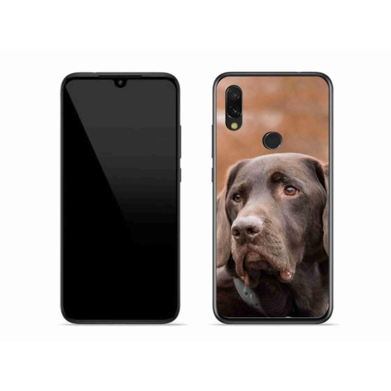 Gél tok mmCase a Xiaomi Redmi 7-hez - barna labrador