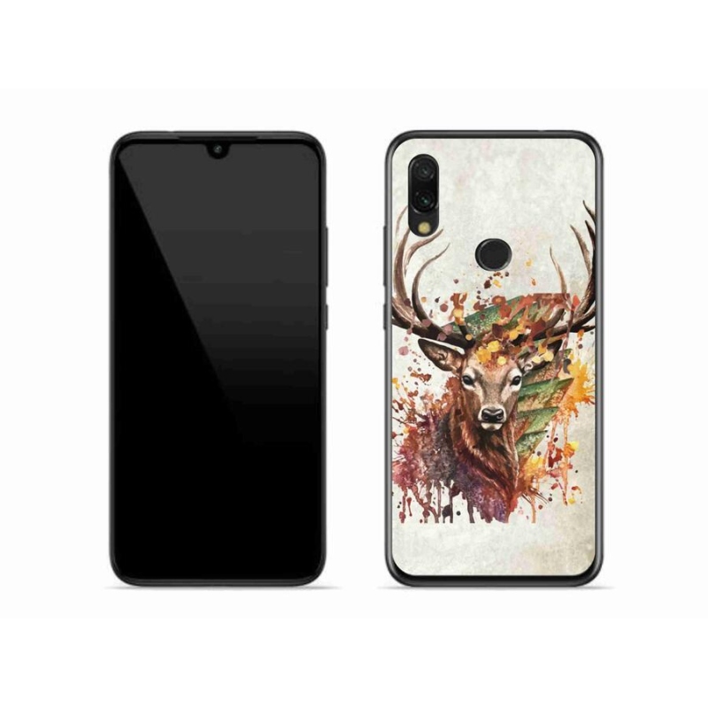 Gél tok mmCase a Xiaomi Redmi 7-hez - szarvas 1