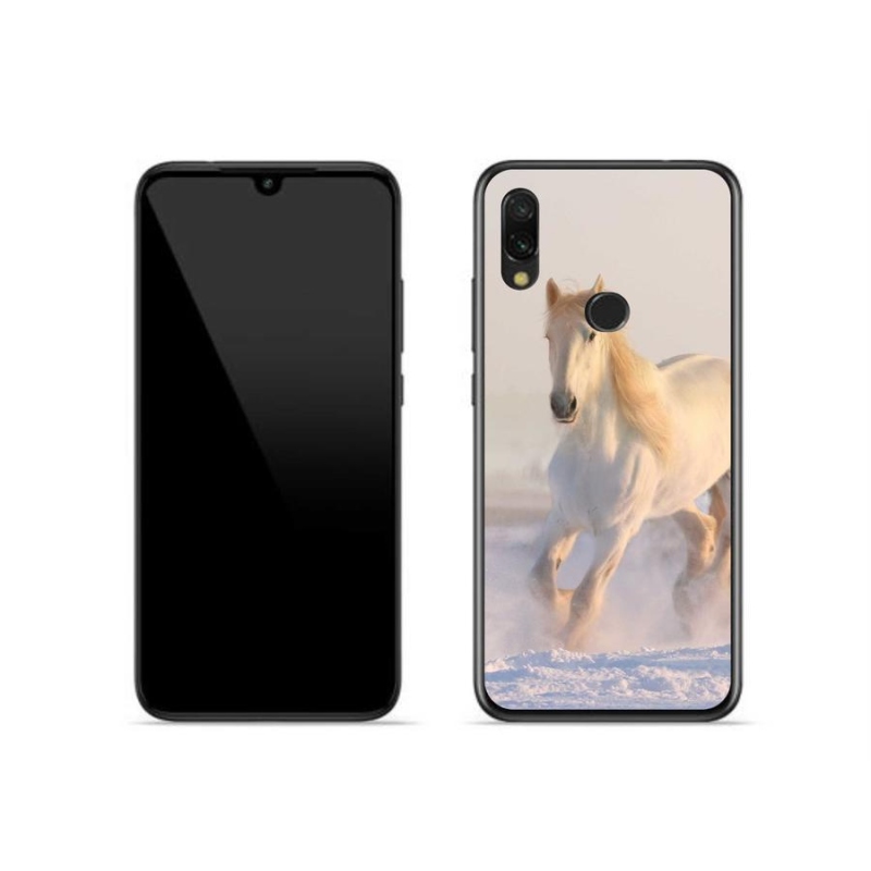 Gél tok mmCase a Xiaomi Redmi 7-hez - ló a hóban
