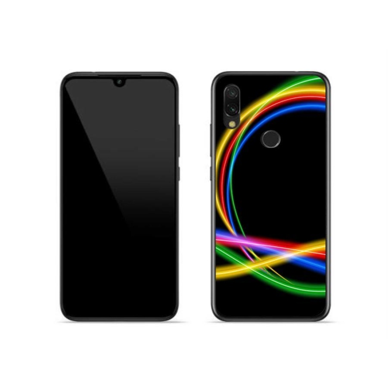 Gél tok mmCase a Xiaomi Redmi 7-hez - neon körök