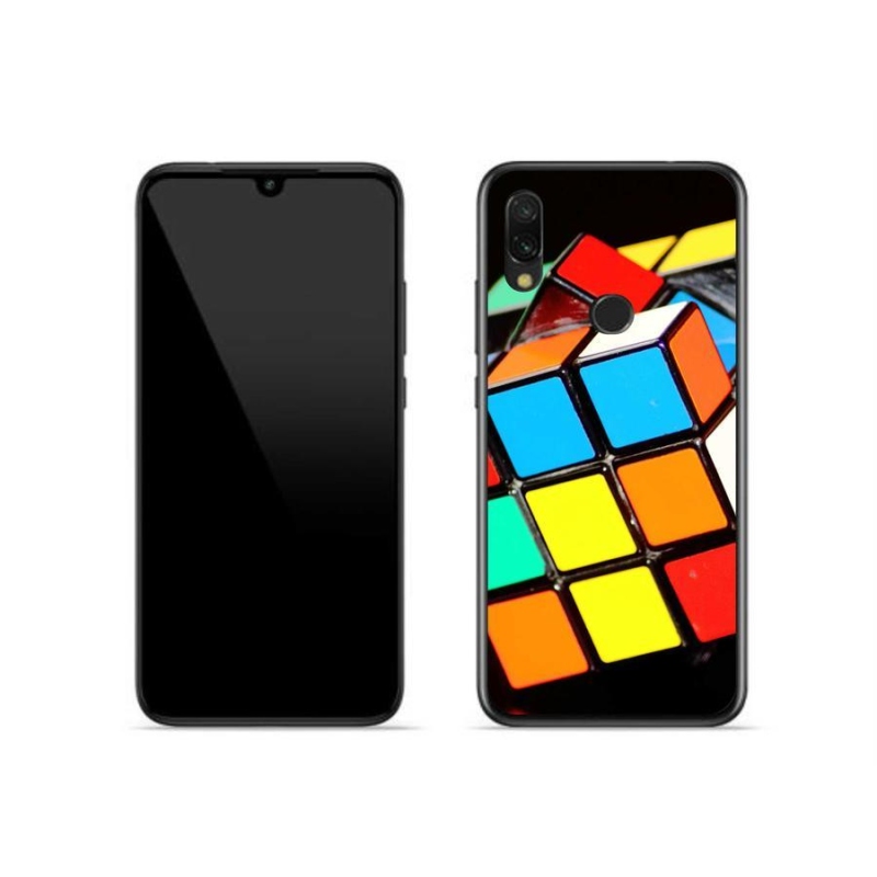 Gél tok mmCase a Xiaomi Redmi 7-hez - Rubik-kocka