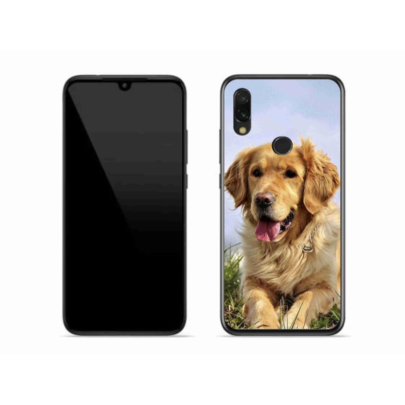 Gél tok mmCase a Xiaomi Redmi 7 számára - arany retriever