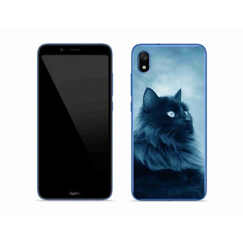Gél tok mmCase a Xiaomi Redmi 7A-hoz - fekete cat 1