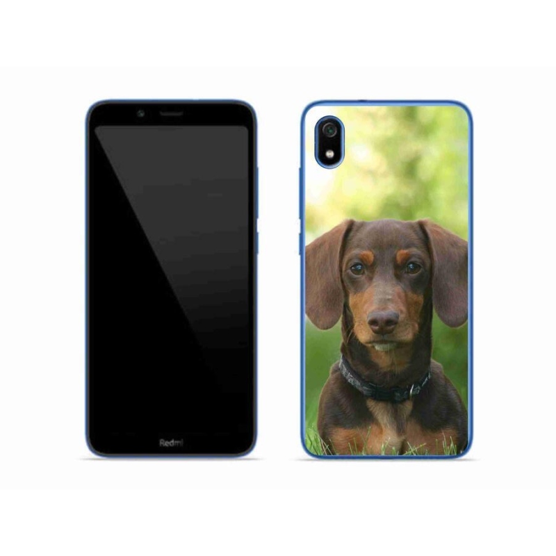 Gél tok mmCase a Xiaomi Redmi 7A számára - barna tacskó