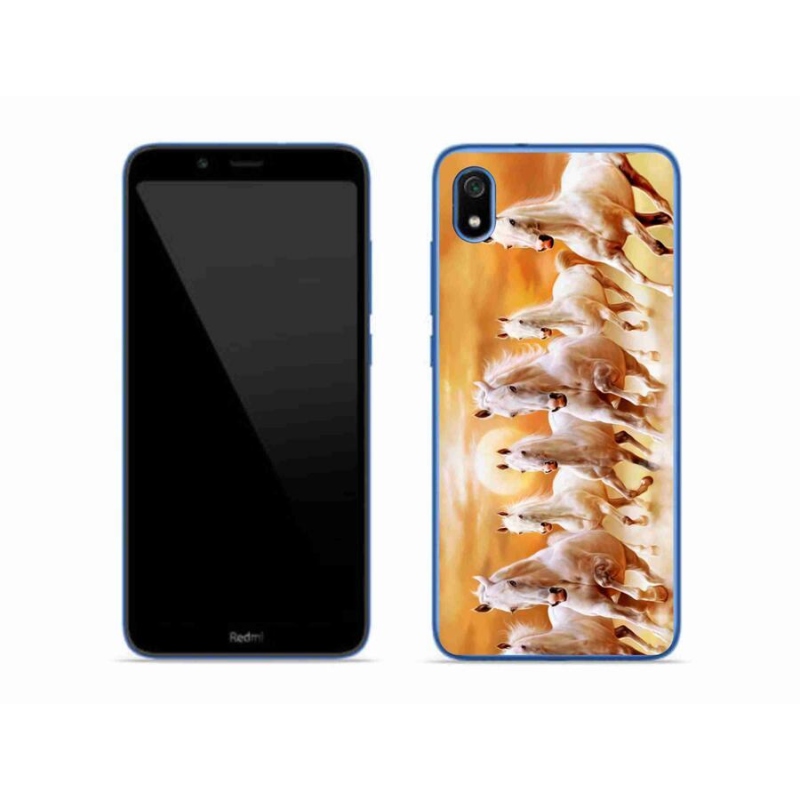 Gél tok mmCase a Xiaomi Redmi 7A számára - lovak 2