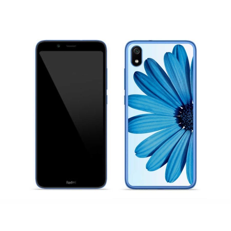 Gél tok mmCase a Xiaomi Redmi 7A-hoz - kék százszorszép