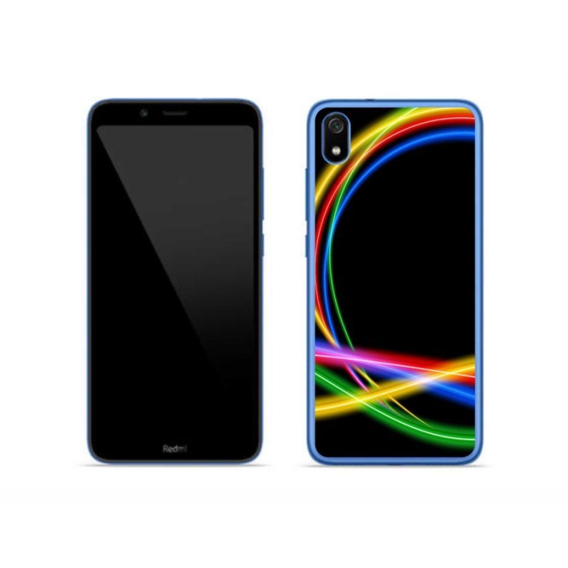 Gél tok mmCase a Xiaomi Redmi 7A számára - neon körök