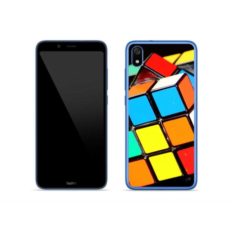 Gél tok mmCase a Xiaomi Redmi 7A számára - Rubik-kocka