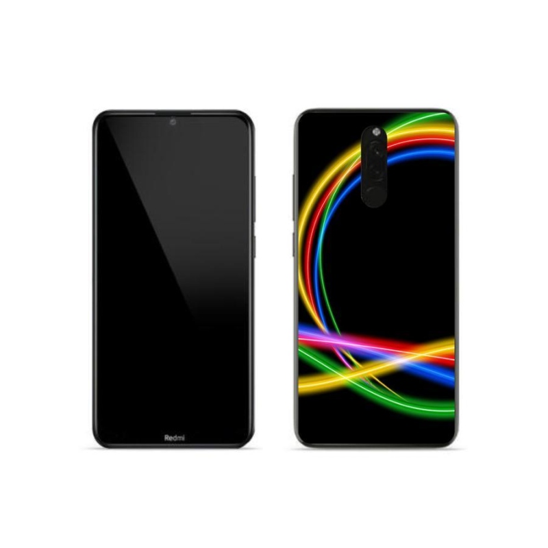 Gél tok mmCase a Xiaomi Redmi 8-hoz - neon körök