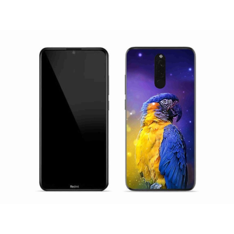 Gél tok mmCase a Xiaomi Redmi 8-hoz - papagáj ara 1