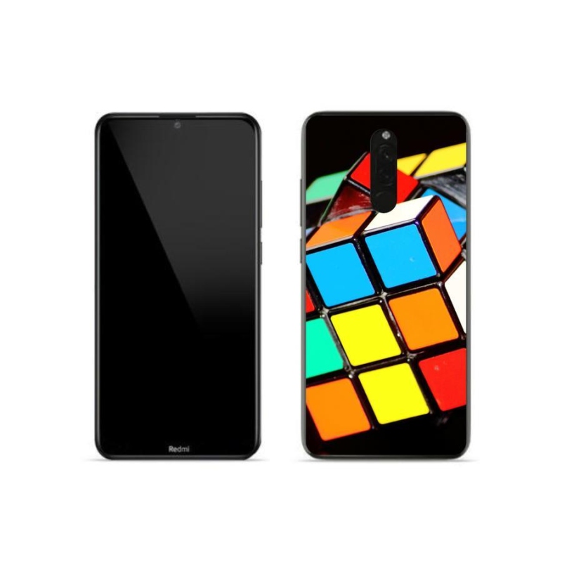 Gél tok mmCase a Xiaomi Redmi 8-hoz - Rubik-kocka