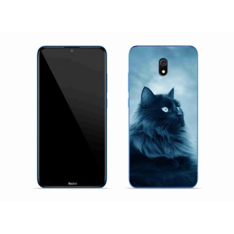 Gél tok mmCase a Xiaomi Redmi 8A-hoz - fekete cat 1