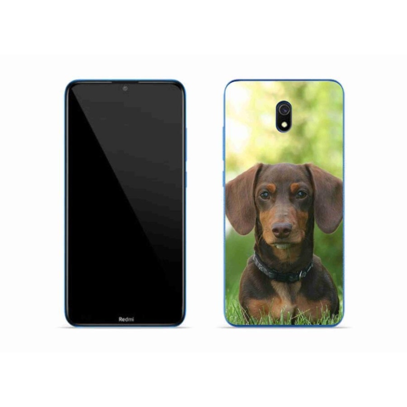 Gél tok mmCase a Xiaomi Redmi 8A számára - barna tacskó