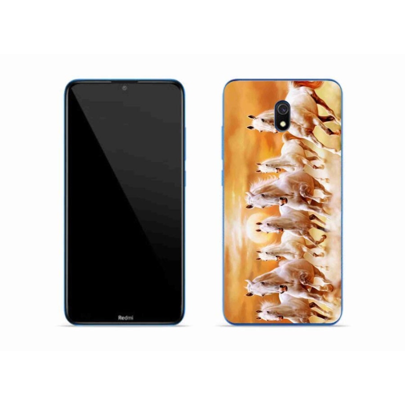 Gél tok mmCase a Xiaomi Redmi 8A számára - lovak 2