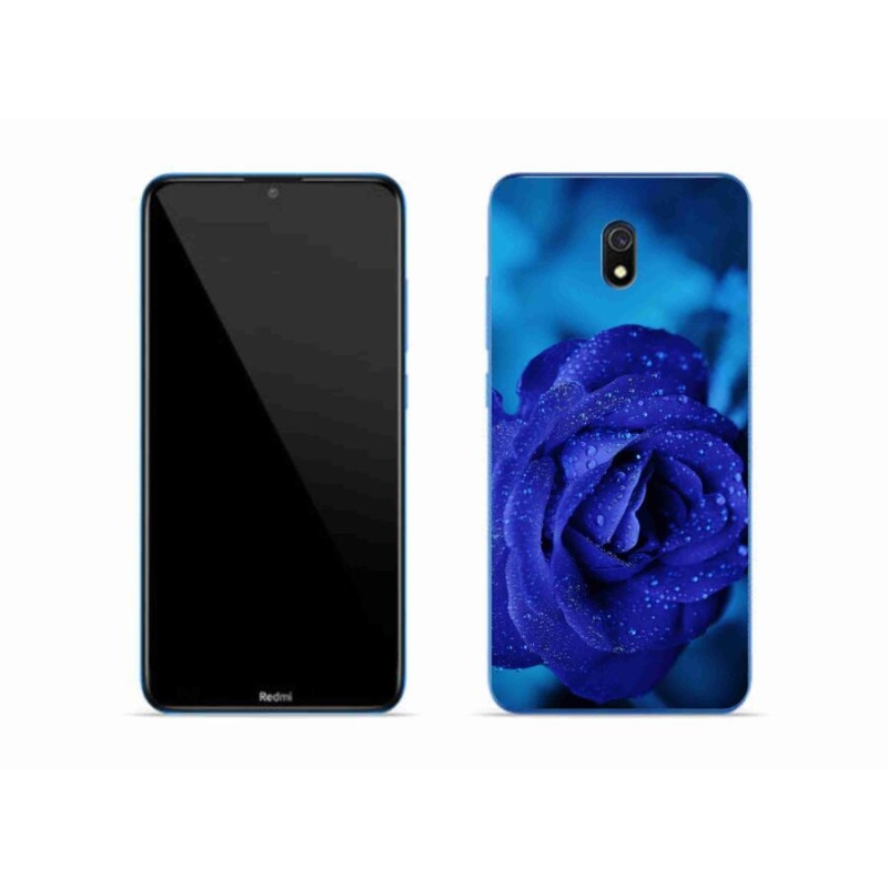 Gél tok mmCase a Xiaomi Redmi 8A-hoz - kék rózsa