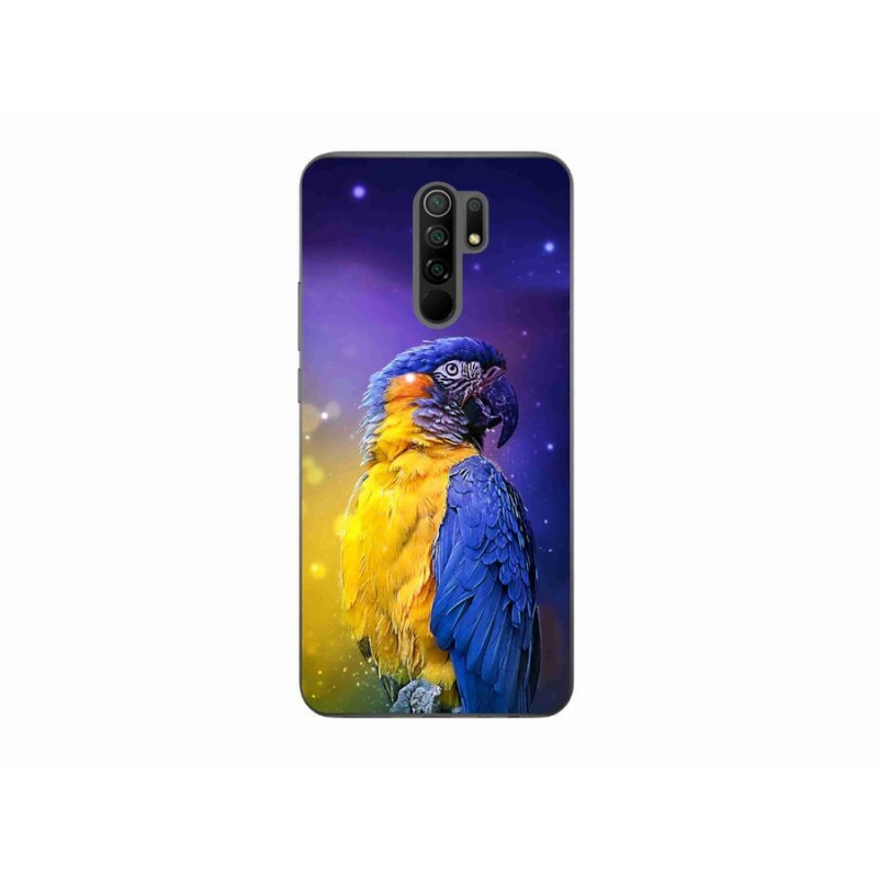 Gél tok mmCase a Xiaomi Redmi 9-hez - papagáj ara 1