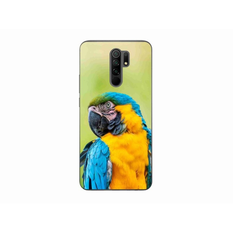 Gél tok mmCase a Xiaomi Redmi 9-hez - papagáj ara 2