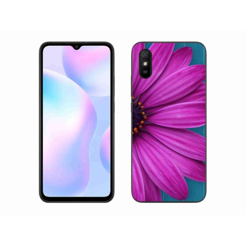 Gél tok mmCase a Xiaomi Redmi 9A-hoz - lila százszorszép