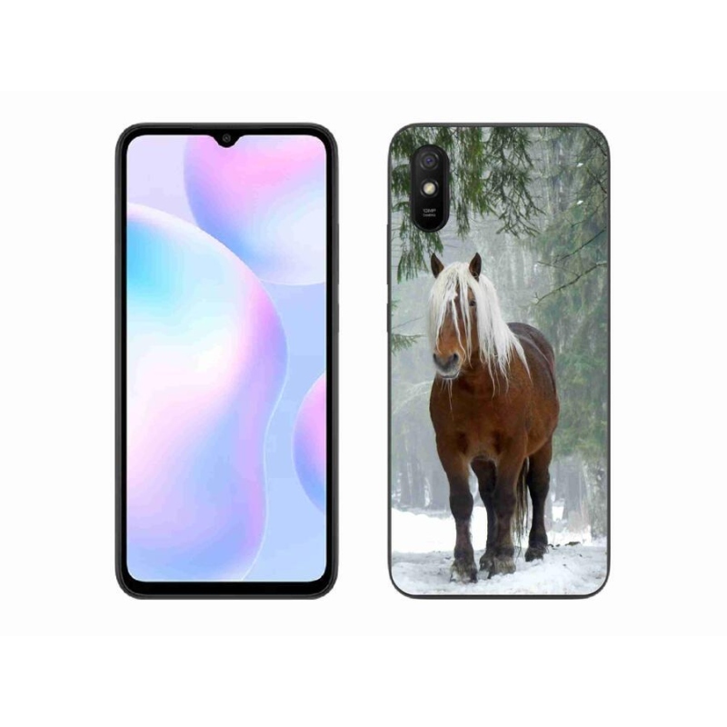 Gél tok mmCase a Xiaomi Redmi 9A számára - ló az erdőben