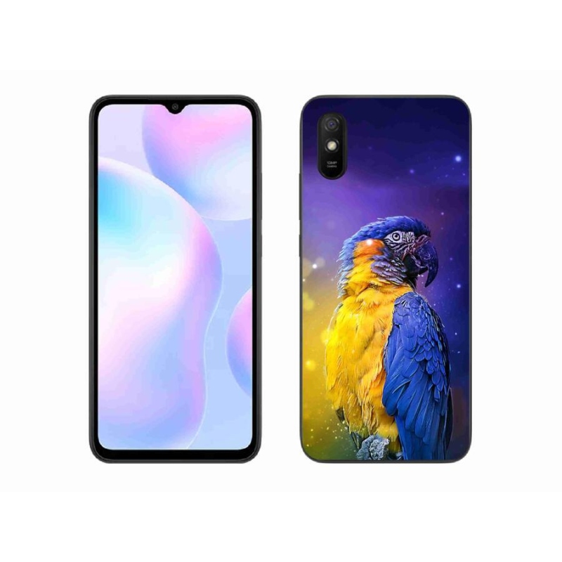 Gél tok mmCase a Xiaomi Redmi 9A számára - papagáj ara 1