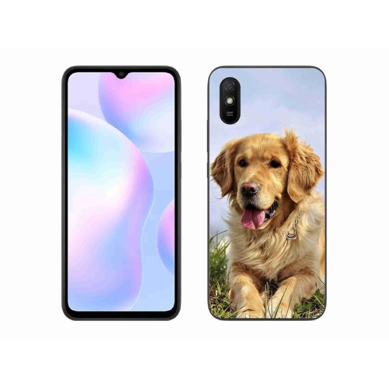 Gél tok mmCase a Xiaomi Redmi 9A számára - arany retriever