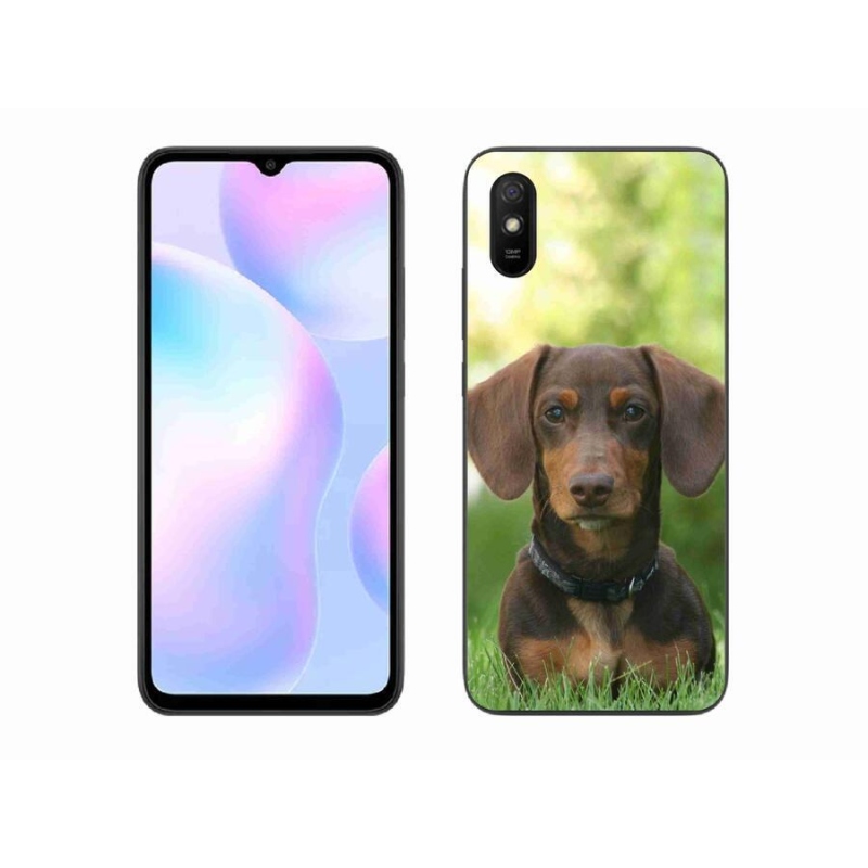 Gél tok mmCase a Xiaomi Redmi 9AT készülékhez - barna tacskó