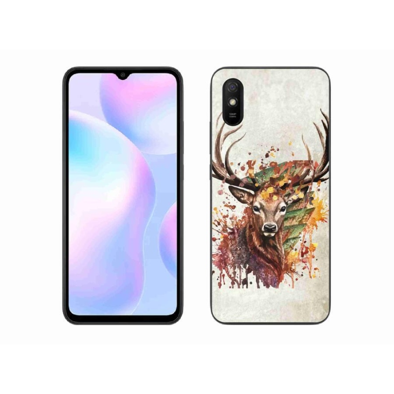 Gél tok mmCase a Xiaomi Redmi 9AT számára - szarvas 1