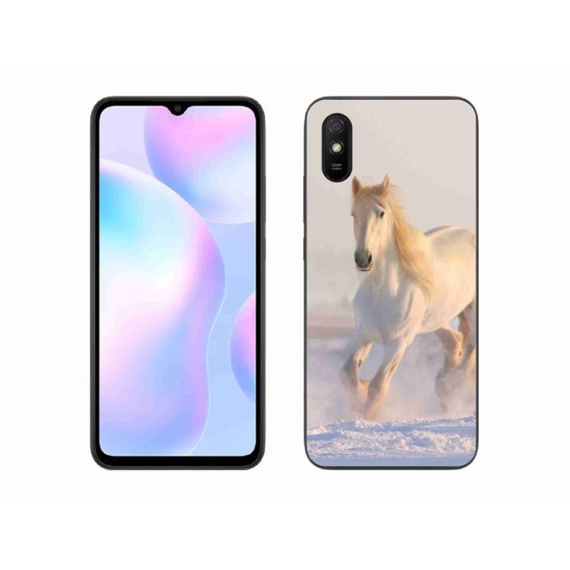 Gél tok mmCase a Xiaomi Redmi 9AT számára - ló a hóban