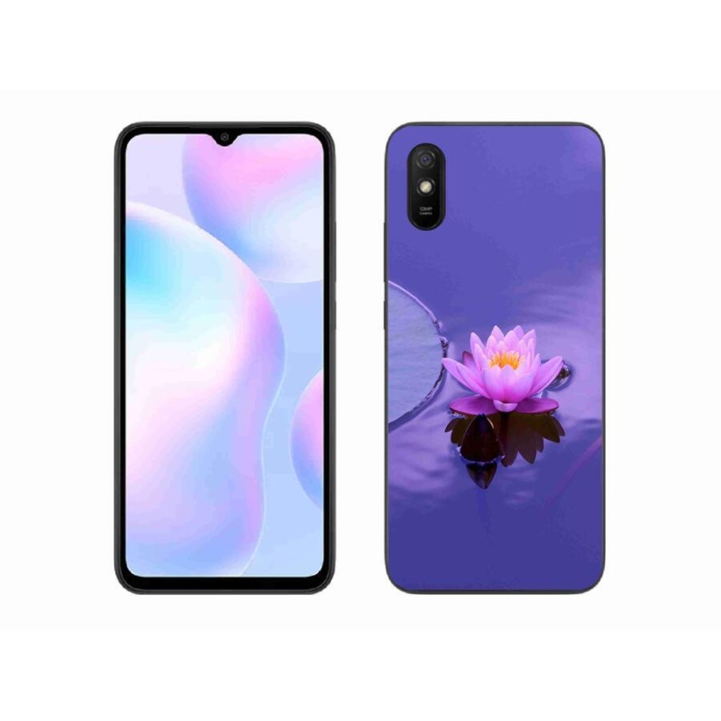 Gél tok mmCase a Xiaomi Redmi 9AT számára - virág a felületen