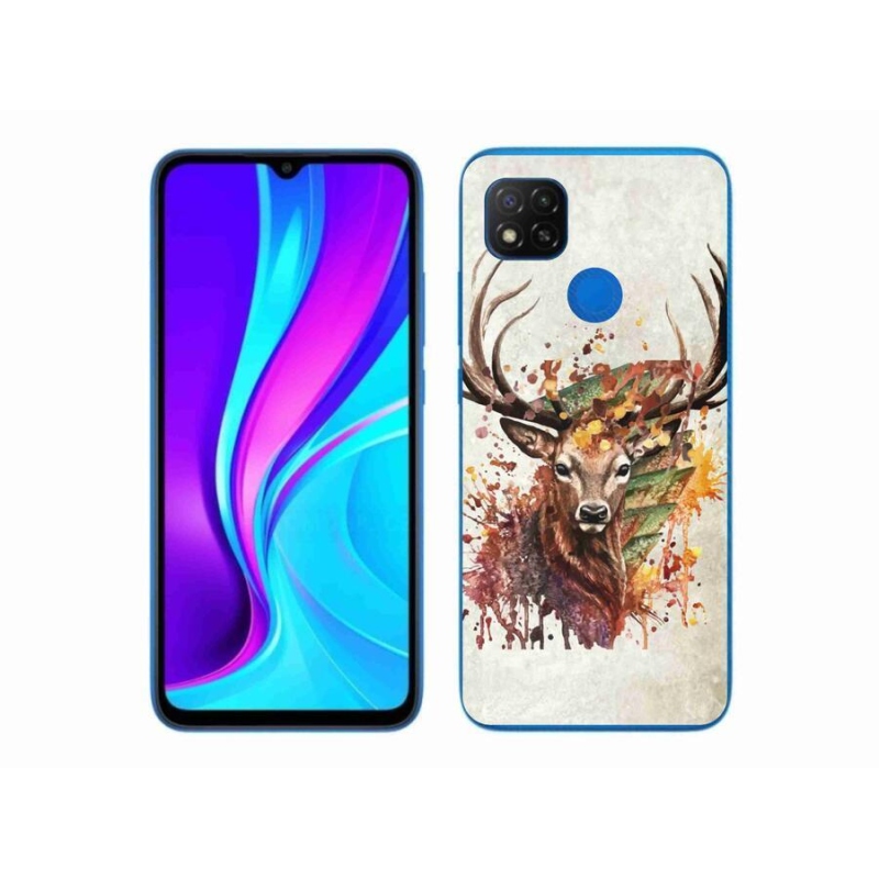 Gél tok mmCase a Xiaomi Redmi 9C számára - szarvas 1