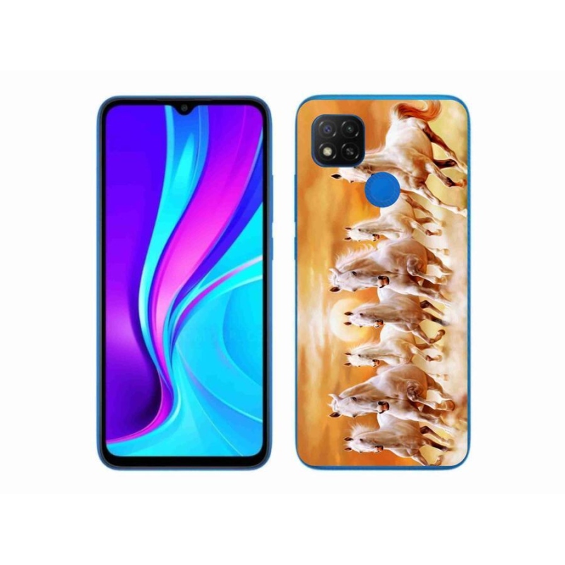 Gél tok mmCase a Xiaomi Redmi 9C-hez - lovak 2