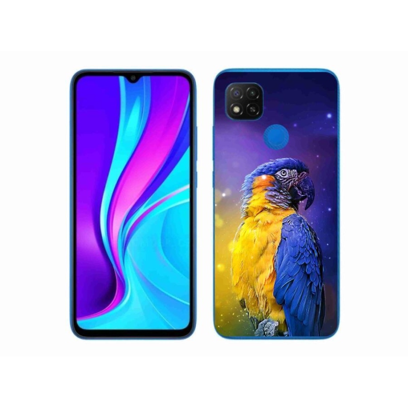 Gél tok mmCase a Xiaomi Redmi 9C-hez - papagáj ara 1
