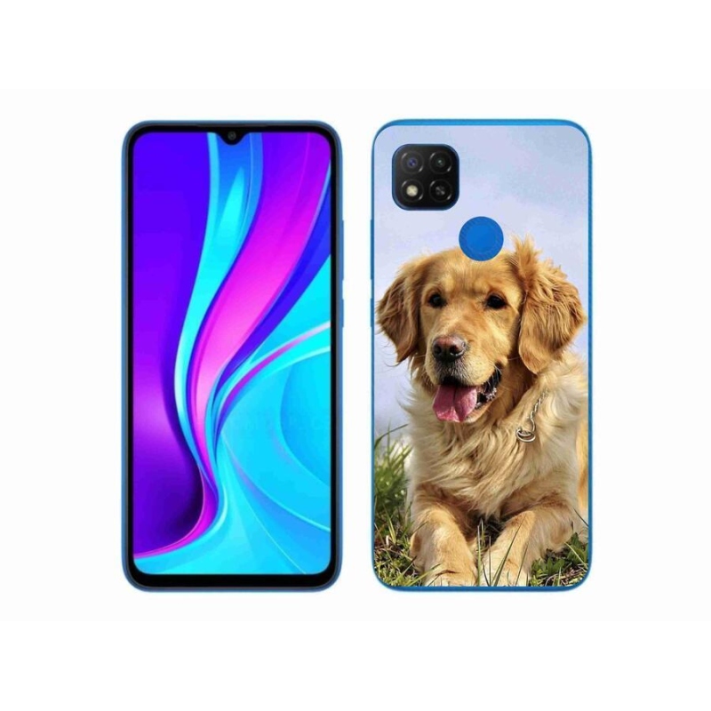 Gél tok mmCase a Xiaomi Redmi 9C számára - arany retriever