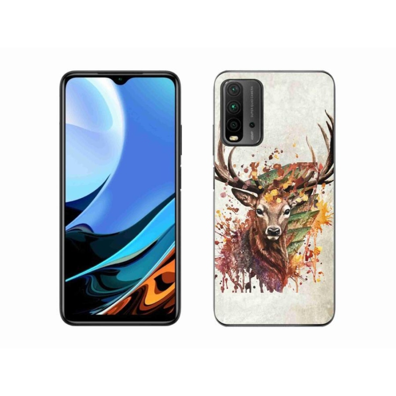 Gél tok mmCase a Xiaomi Redmi 9T számára - szarvas 1