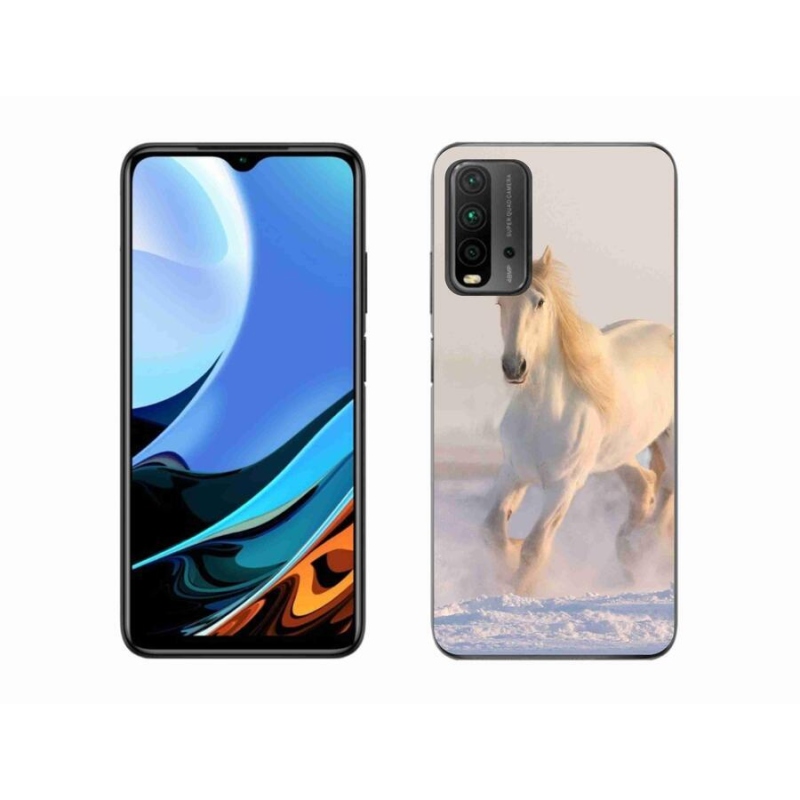 Gél tok mmCase a Xiaomi Redmi 9T számára - ló a hóban