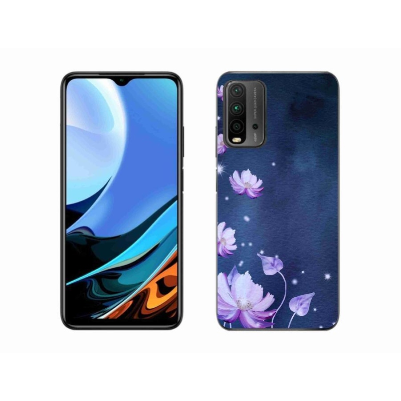 Gél tok mmCase a Xiaomi Redmi 9T-hez - hulló virágok