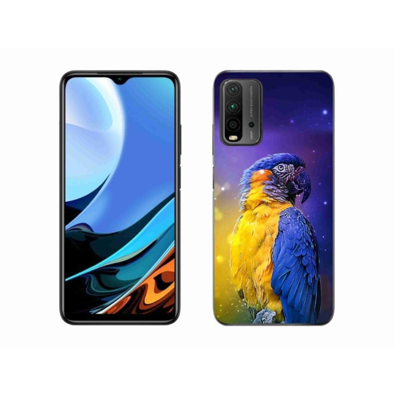 Gél tok mmCase a Xiaomi Redmi 9T-hez - papagáj ara 1