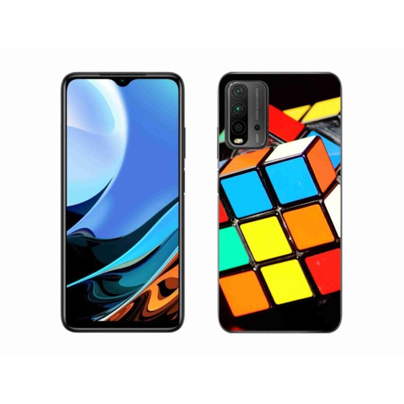 Gél tok mmCase a Xiaomi Redmi 9T-hez - Rubik-kocka