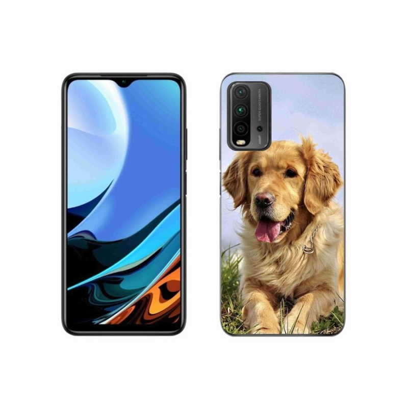 Gél tok mmCase a Xiaomi Redmi 9T számára - arany retriever
