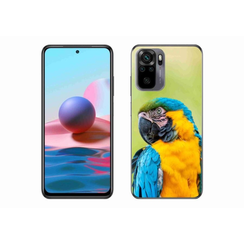 Gél tok mmCase a Xiaomi Redmi Note 10 4G-hez - papagáj ara 2