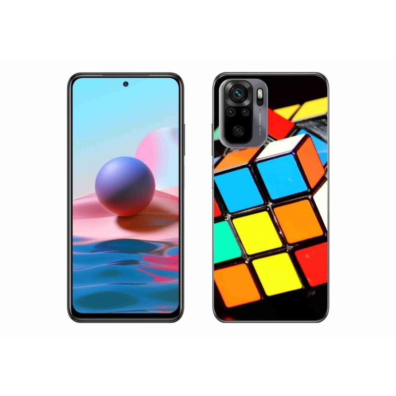 Gél tok mmCase a Xiaomi Redmi Note 10 4G-hez - Rubik-kocka