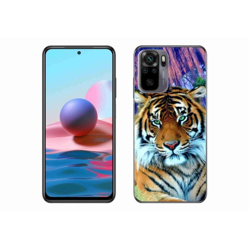 Gél tok mmCase a Xiaomi Redmi Note 10 4G készülékhez - tigris