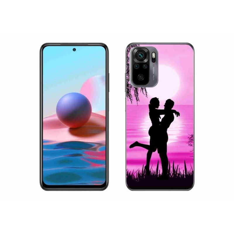 Gél tok mmCase a Xiaomi Redmi Note 10 4G-hez - naplemente