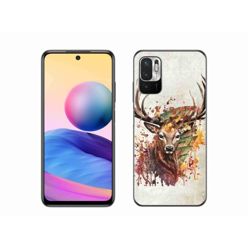 Gél tok mmCase a Xiaomi Redmi Note 10 5G-hez - szarvas 1