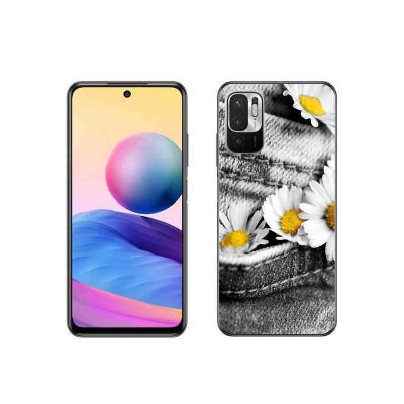Gél tok mmCase a Xiaomi Redmi Note 10 5G készülékhez - margaréták