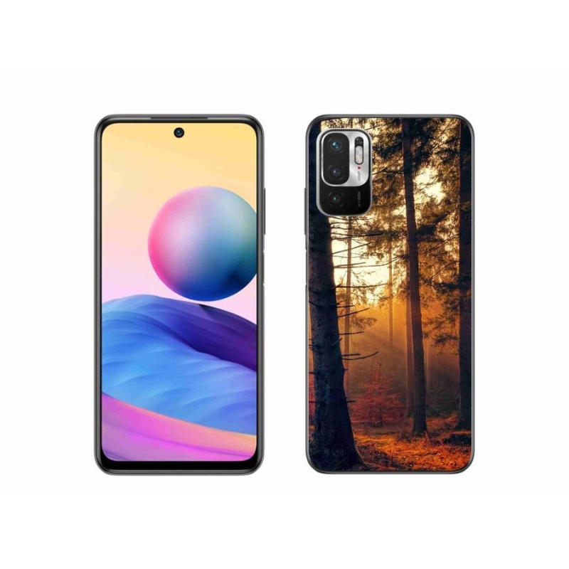 Gél tok mmCase a Xiaomi Redmi Note 10 5G számára - erdő