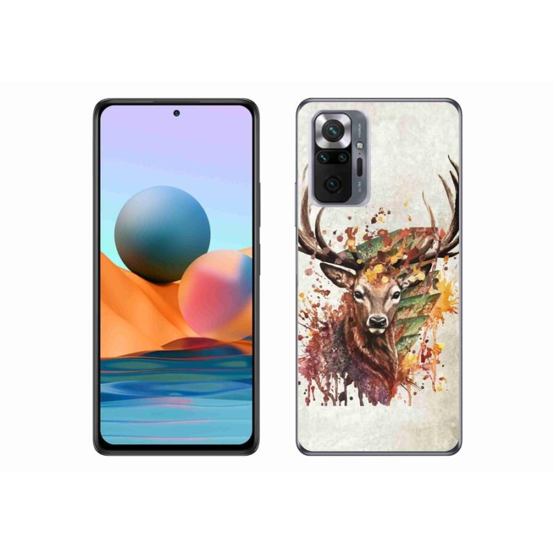 Gél tok mmCase a Xiaomi Redmi Note 10 Pro készülékhez - szarvas 1